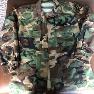 Kanye West Life of Pablo camouflage jacket